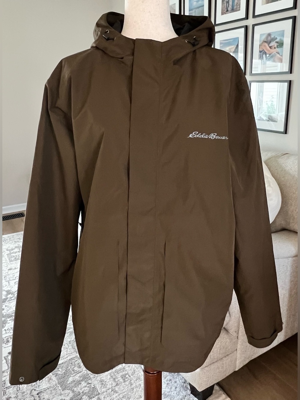Eddie Bauer Men's WeatherEdge Hooded Jacket Style D1351607 Size Large